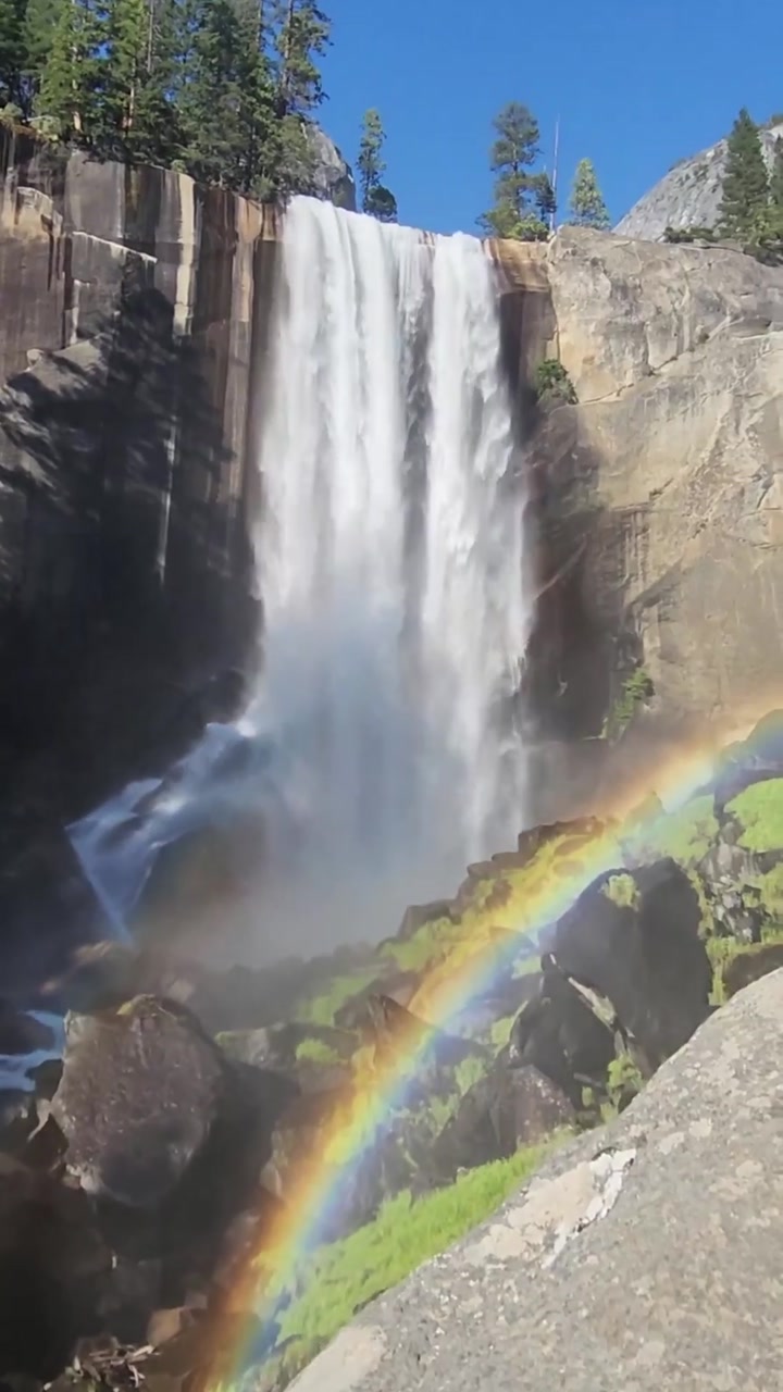 🌈 Rainbow at Vernal Fall 🌊
