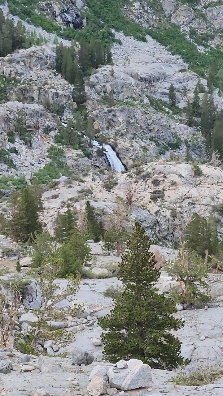 Distant Mountain Waterfall 💦🏔️
